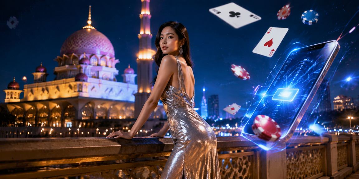 Permainan poker gaya Melayu di Putrajaya dengan suasana kasino langsung