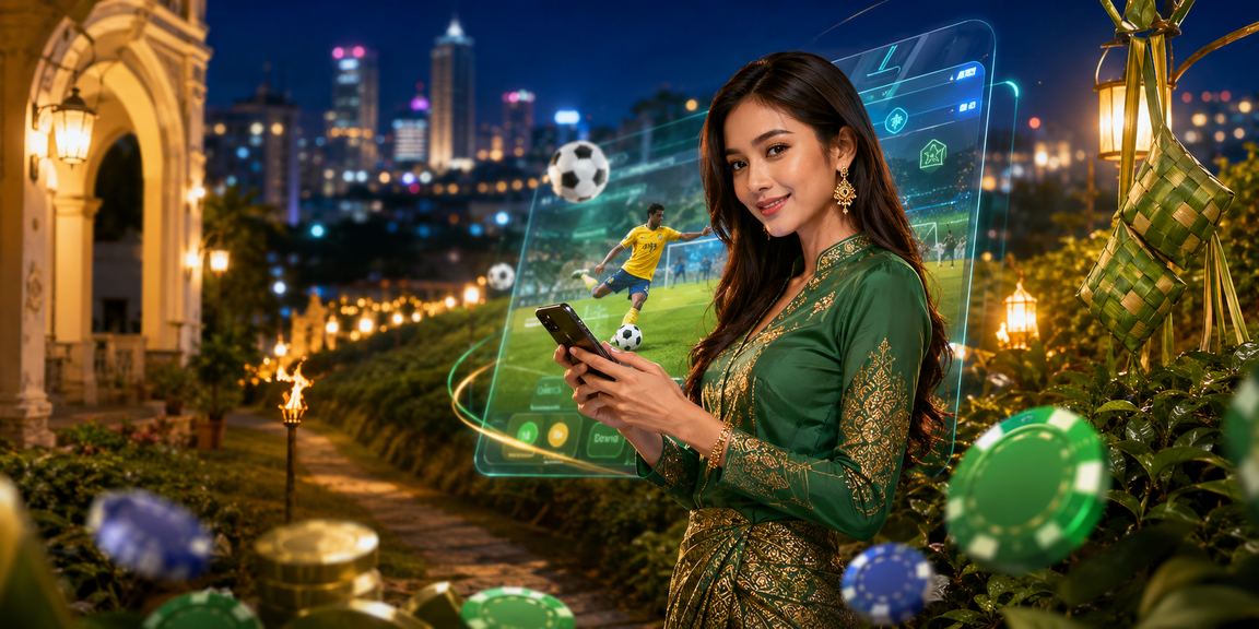 Pertaruhan bola sepak gaya Hari Raya di Seremban bersama keluarga